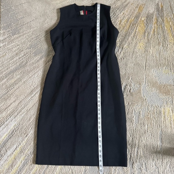 SPANX The Perfect Fitted black midi dress Sleeveless Premium Ponte Sheath large - Picture 9 of 15